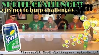 The Sprite Burp Challenge