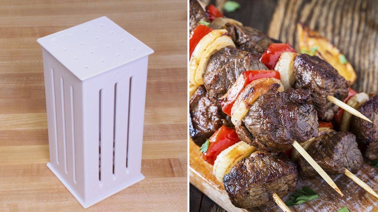 Kitchen Product Testing: Can The “Kabob-It” Actually Help You Prep Kabobs Faster? | Rachael Ray Show