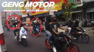 geng motor tasikmalaya/ padahal baru sore udah keluar bikin resah warga