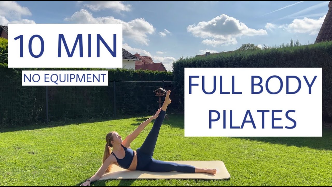 10 MIN FULL BODY PILATES WORKOUT | slow, no equipment - YouTube