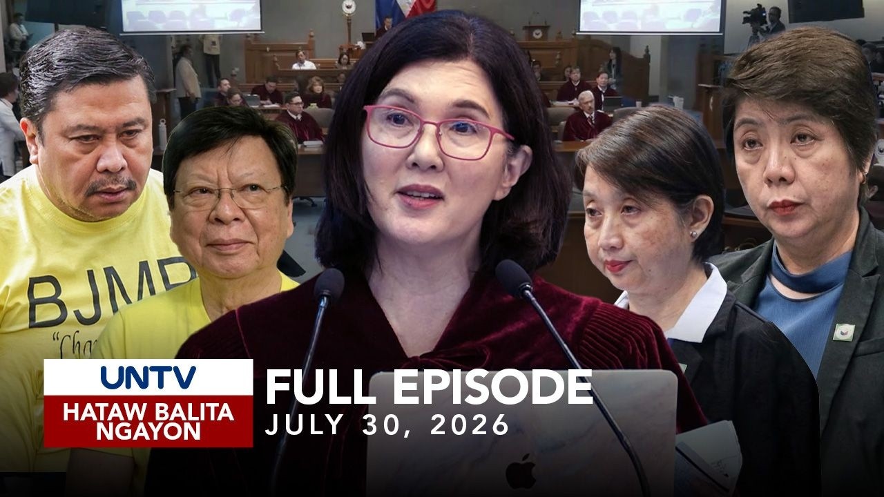 UNTV: Hataw Balita Ngayon | July 30, 2026
