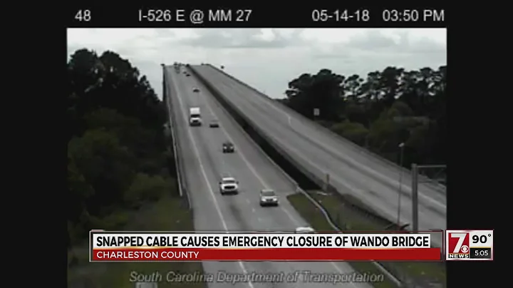 Snapped cables cause emergency closure, repair of Charleston Co. bridge