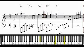 Video thumbnail of "HIMNO 434 - Jesús es mi vida (Partitura-Piano)"