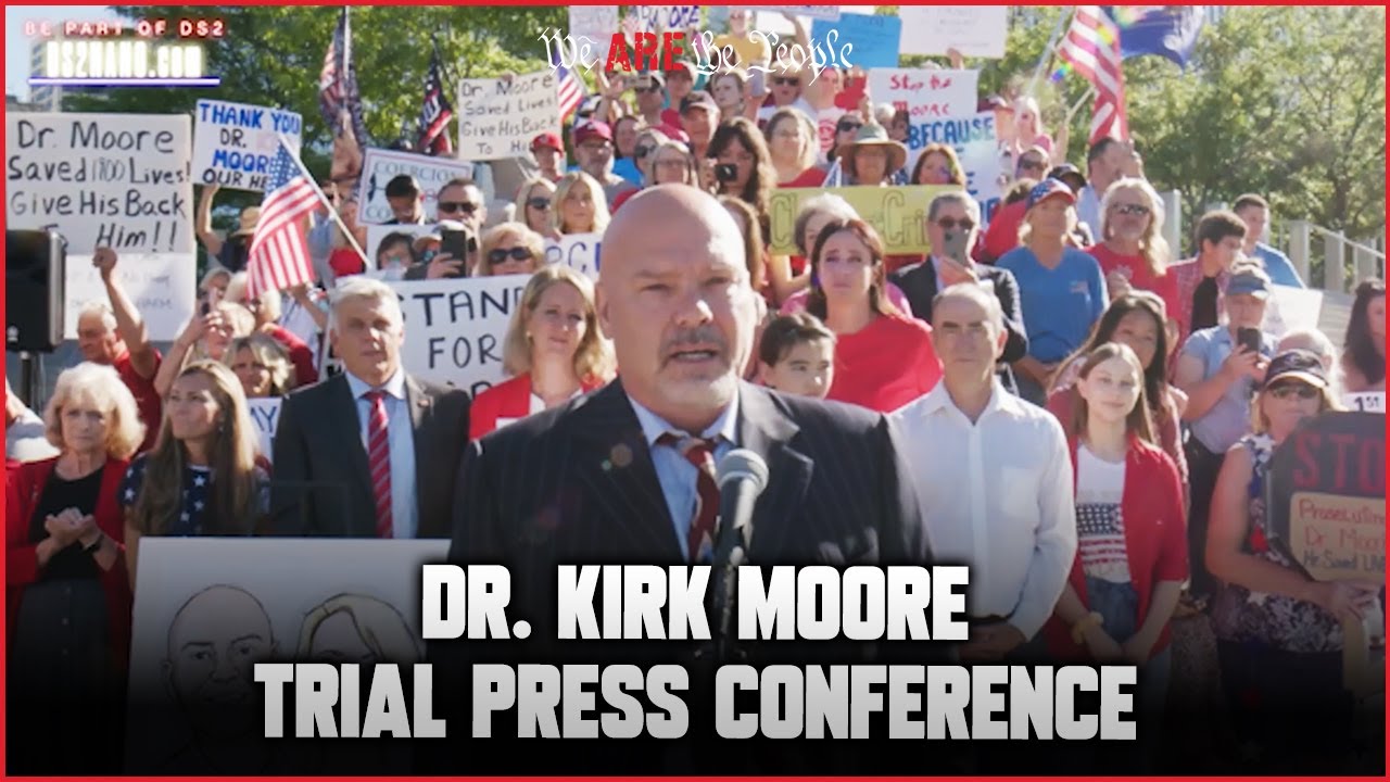 Dr. Kirk Moore Trial Press Conference, Bondi Dismiss this case now!
