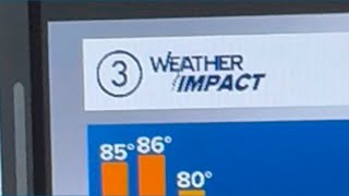 Timeline of Northeast Ohio's temperature drop from 80s to 50s