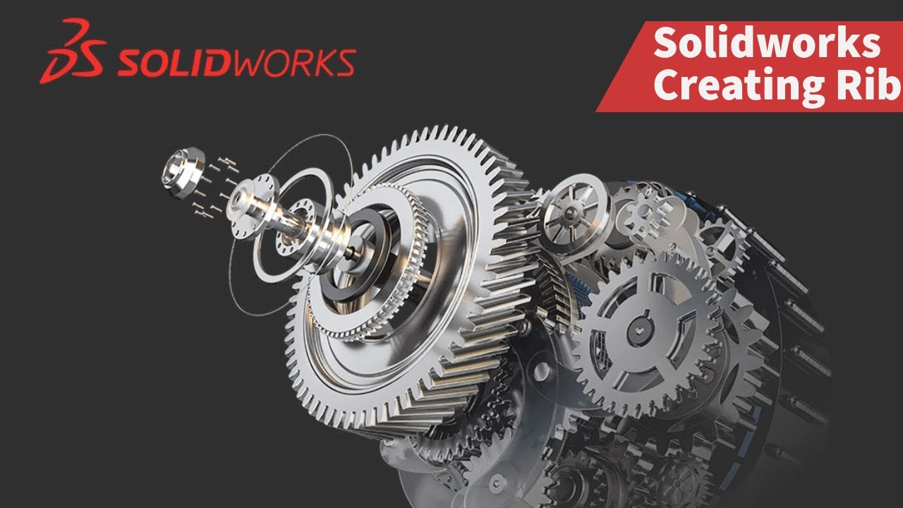 Creating Rib Sw 5-8 Creating Rib - Solidworks Tutorials - YouTube