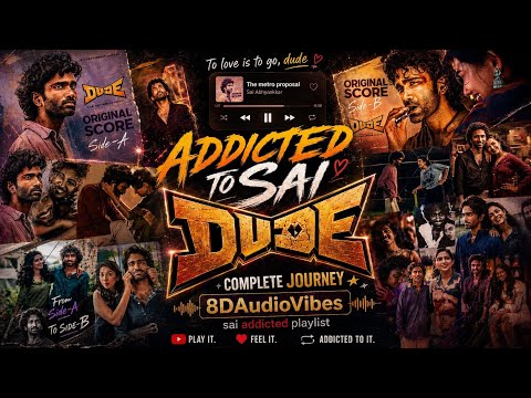🌙 DUDE Side A + Side B | Melting Into Sai’s Music | Addicted to Sai | 8DAudioVibes
