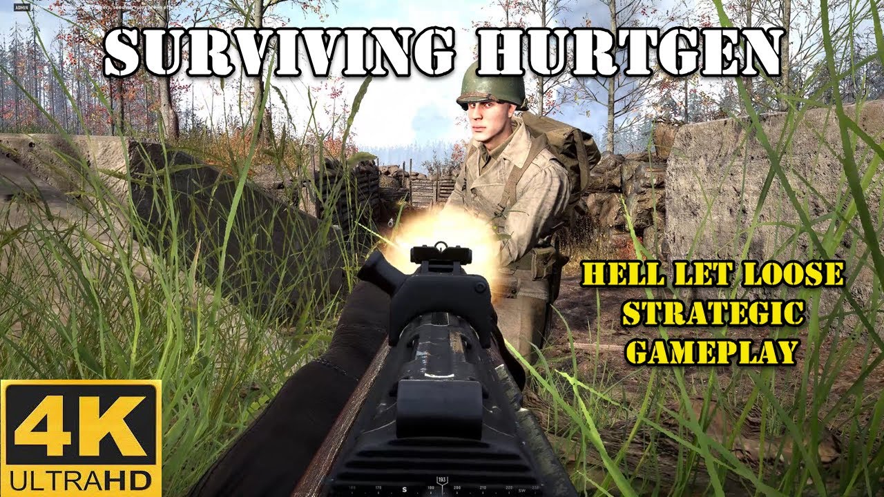 Infantry Assault in Hurtgen Forest Hell Let Loose Gameplay