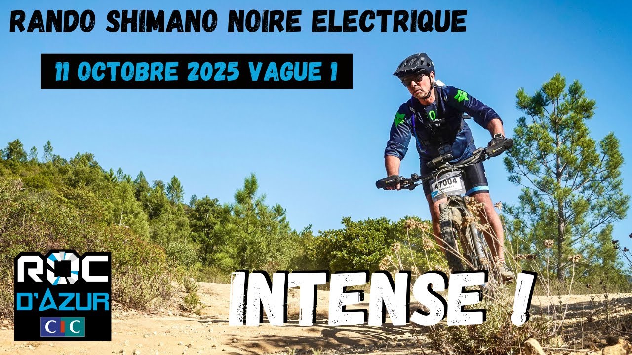 Roc d’Azur 2025 : la Shimano Noire Électrique en immersion totale ! 🔥