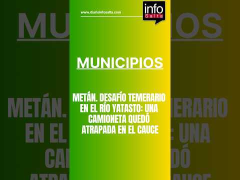 El vehículo quedó varado en la creciente, y chocó contra las columnas del puente ferroviario.