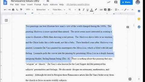 How to Write a DBQ Body Paragraph