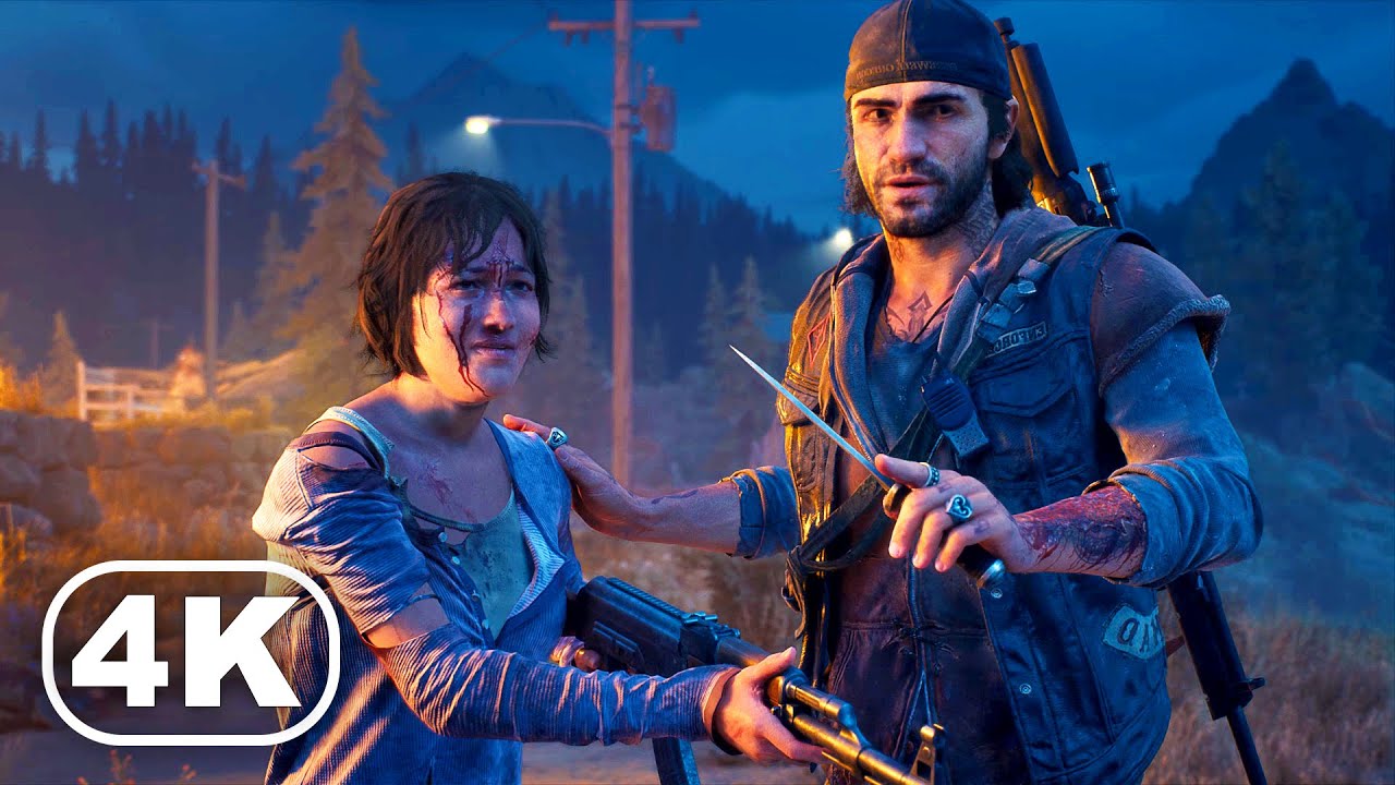 Deacon returns to Iron Mike's Camp and finds it in Absolute Chaos ULTRA 4K 60FPS - DAYS GONE