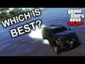 What is the BEST Vehicle to Drive THROUGH WATER With in GTA 5? 11 Amazing Vehicles Put to the Test!!