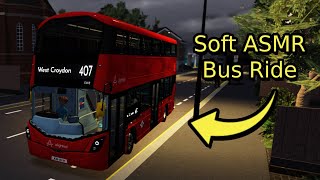 😊 Soft ASMR Bus Ride on Route 407 to West Croydon | Roblox Croydon Bus Simulator screenshot 2