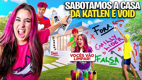 TROLAMOS A MANSÃO DA KATLEN E VOID *Eles surtaram !