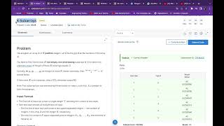 codechef k-sub array solution