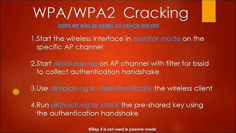 WPA WPA2 cracking with aircrack-ng