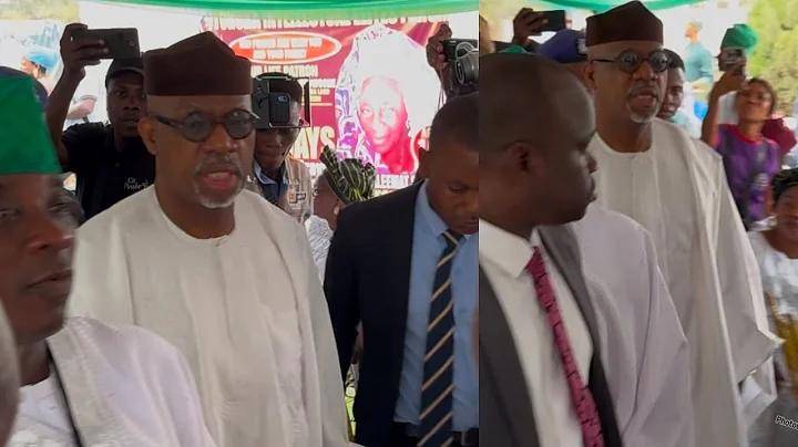 ARRIVAL OF GOVERNOR DAPO ABIODUN OF OGUN STATE AT K1 DE ULTIMATE’S LATE MOTHER BURIAL