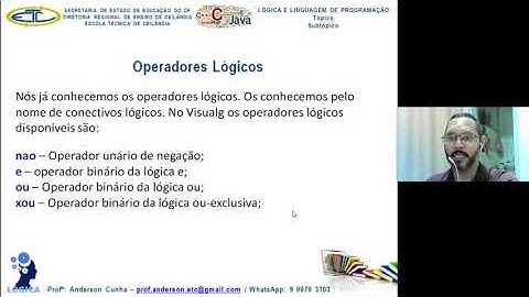 Algoritmos com VisuALG – Desvio Condicional e Operadores lógicos e relacionais