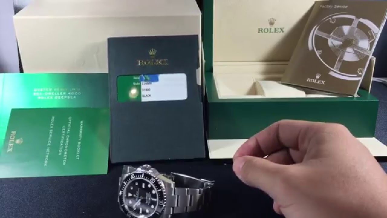 used rolex with box and papers