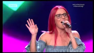 The Voice of Greece 4 - Blind Audition - ANAPANTHTES KLHSEIS - Christine Ullorjia