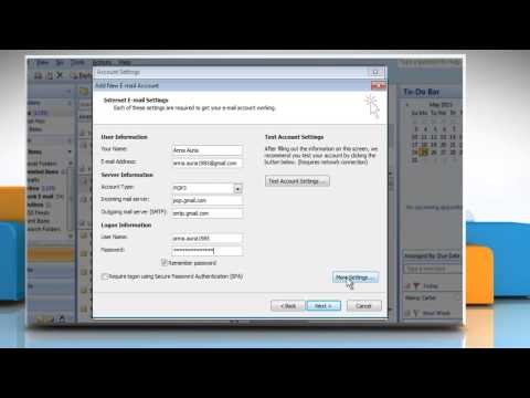 How to add an email account in Microsoft® Outlook 2007