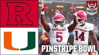 Pinstripe Bowl: Rutgers Scarlet Knights vs. Miami Hurricanes | Full Game Highlights