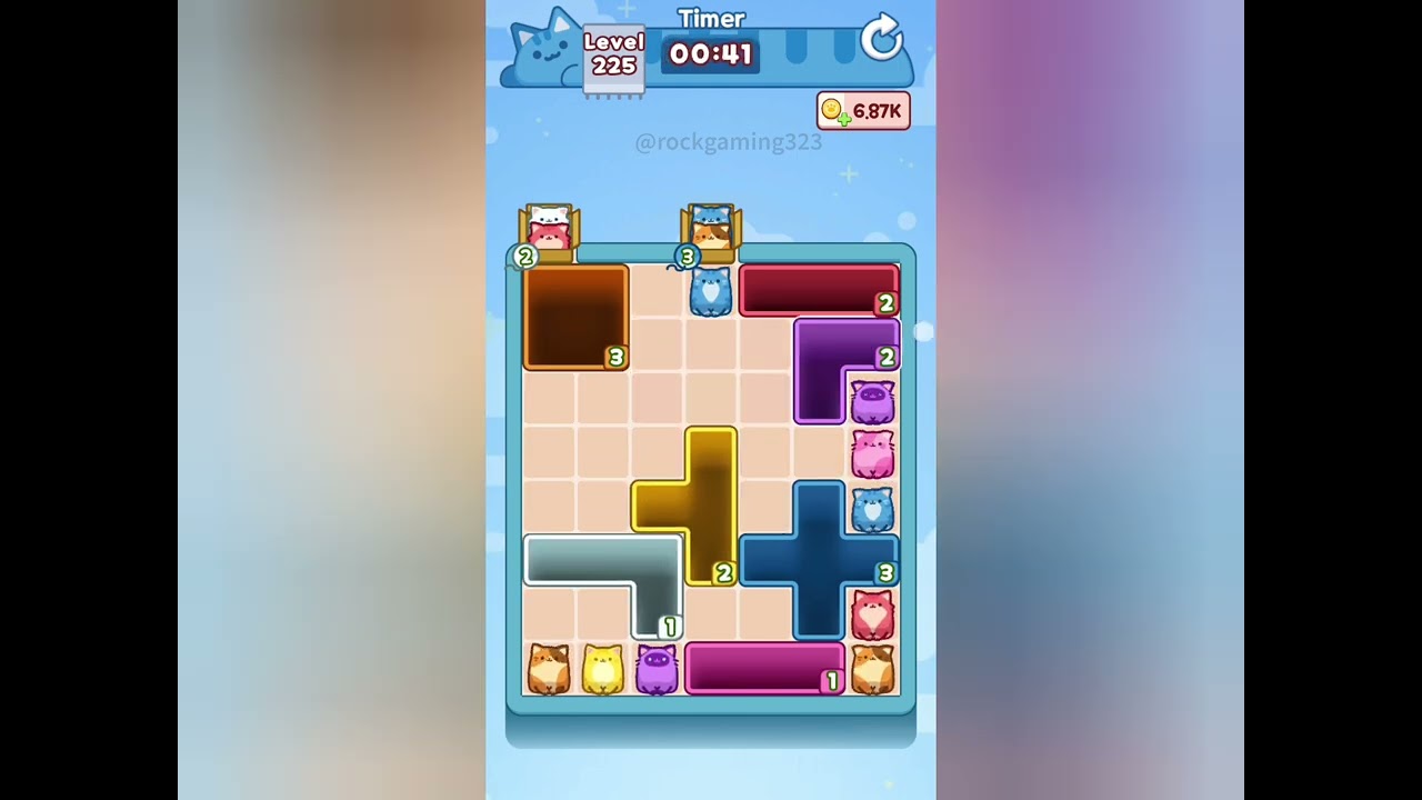 Drop the Cat! Level 225 Walkthrough