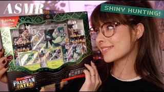 ASMR A Relaxing Pokemon TCG Card Opening! Shiny Meowscarada Collection Whispered Unboxing!