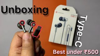 Portronics Conch Tune C | TypeC Earphones | Unboxing & Review | ₹379/ Only | iPhone 15❤