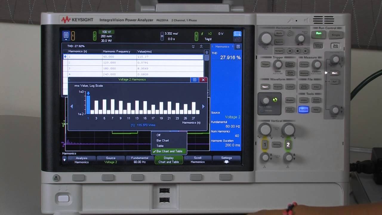 Measuring Power Harmonics using an IntegraVision Power Analyzer - YouTube