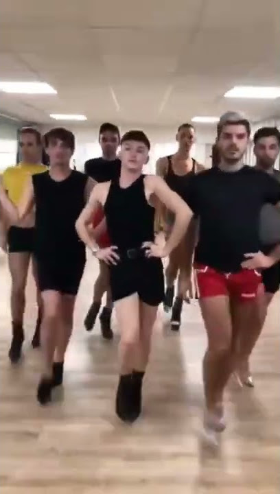 Stan Twitter: Group of white gays in heels walking towards camera