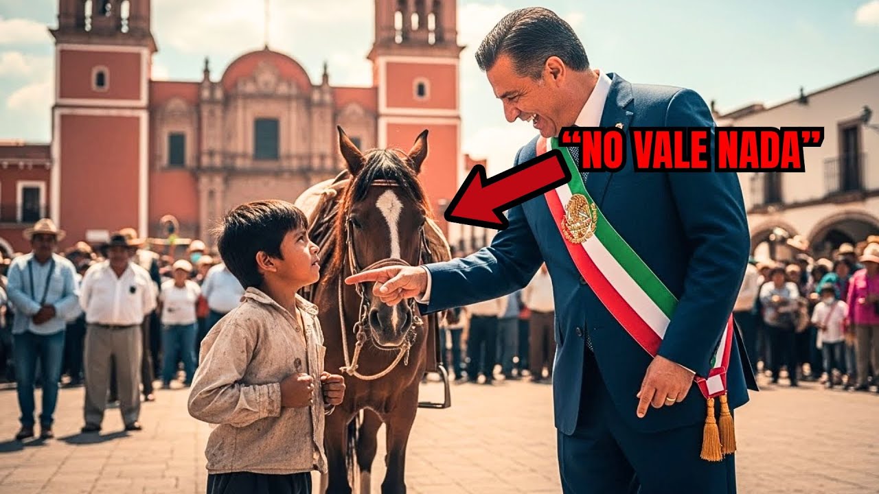 Alcalde Humilla a Niño Pobre: 'Tu Caballo No Vale Nada'... Lo Que Pasa En La Competencia Deja...