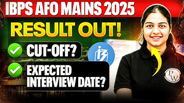 IBPS AFO Mains Result 2025 | IBPS SO Mains Result 2025 | IBPS AFO Mains Cut Off 2025