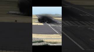MD 80 Failed landing and crash #shortrunway