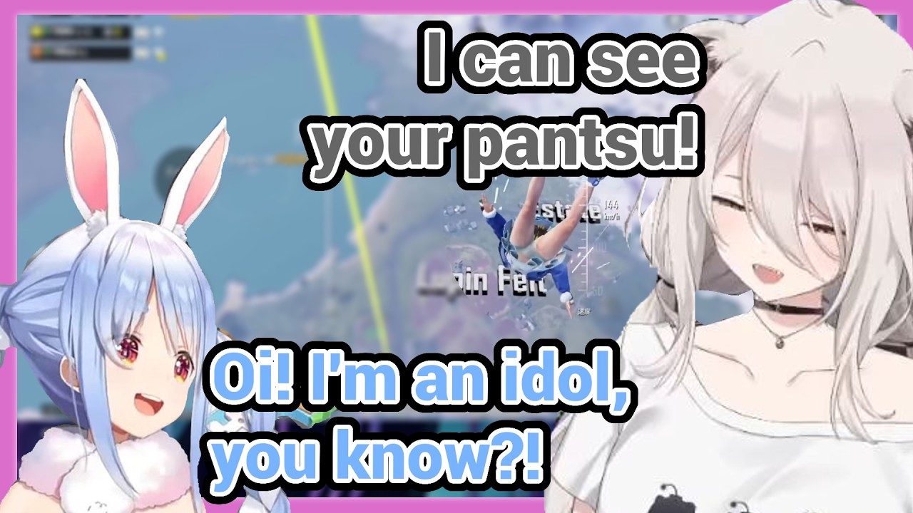 Botan Laughs So Hard After Seeing Pekora’s Pantsu in PUBGM