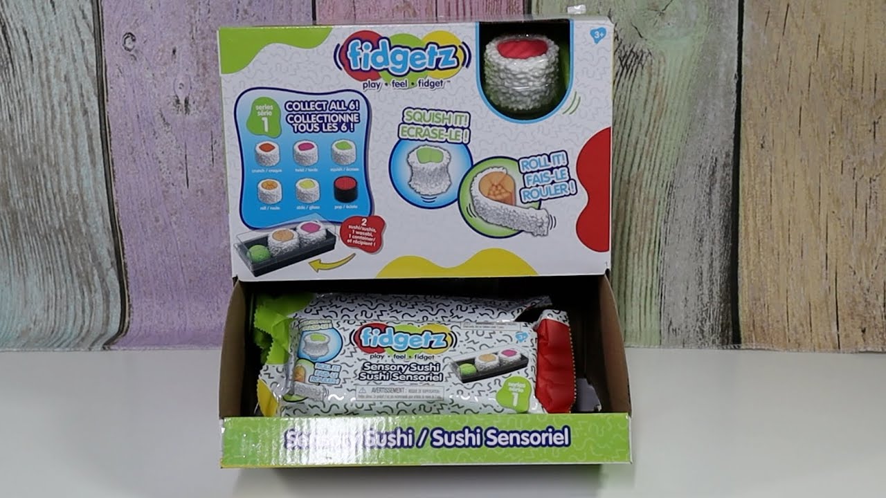 Fidgetz Sensory Sushi - YouTube