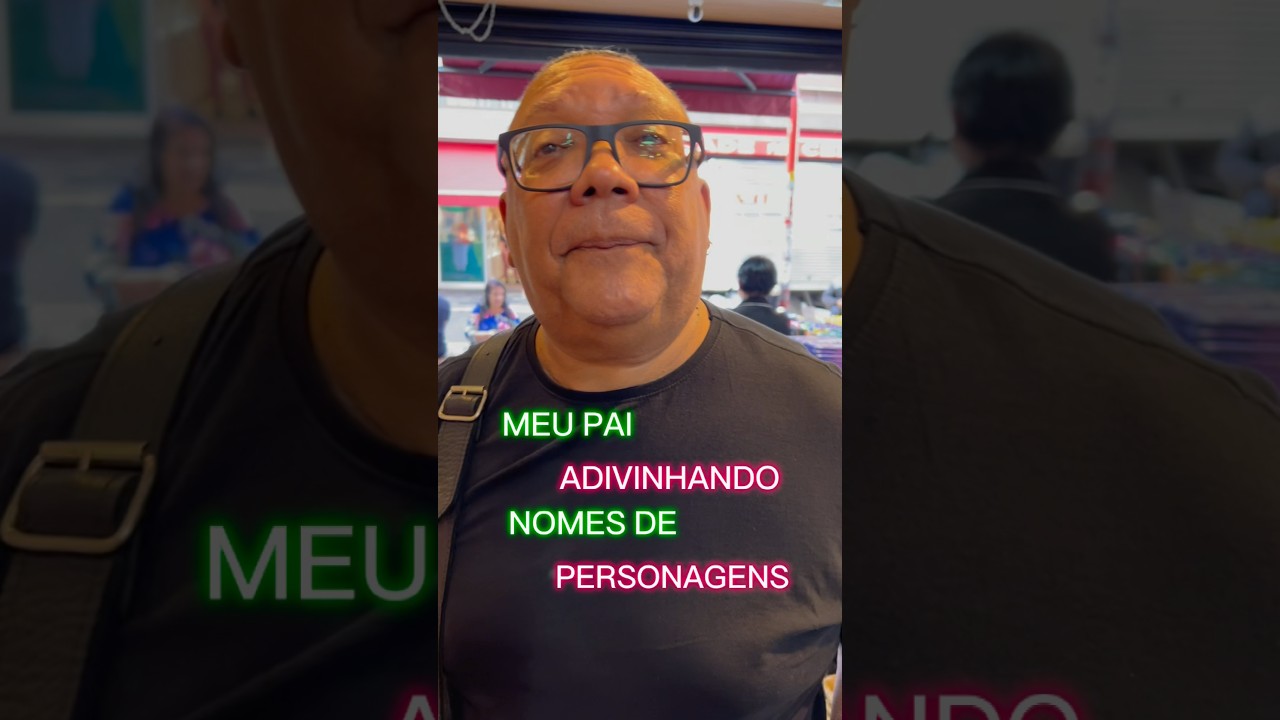 Meu PAI adivinhando nome de PERSONAGENS DE ANIME! 🤔