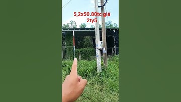 mặt tiền đường quốc lộ 55. 5,2x50.80tc giá 2ty5.quá #bds #nhadat #dat