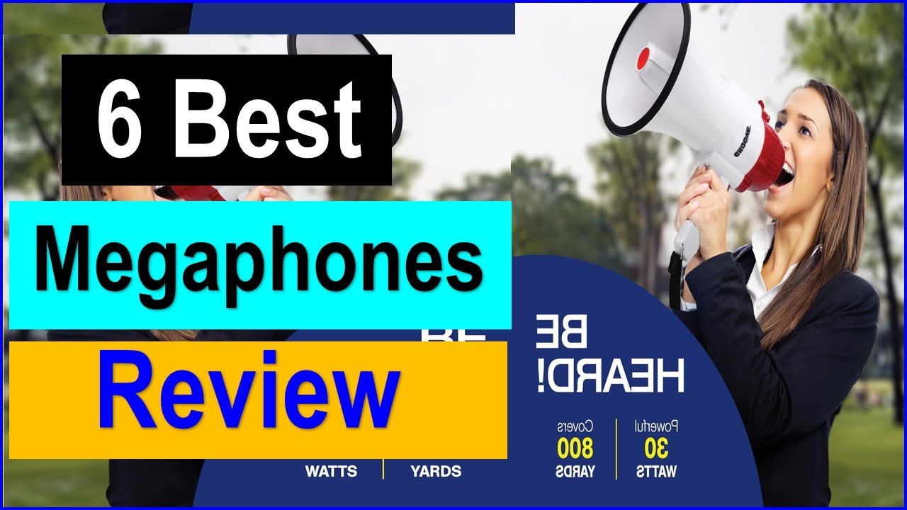 Топ-6 лучших мегафонов 2025 года | Обзор лучших мегафонов