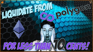 Liquidate From Polygon Network For Less Than 10 Cents! | ETHERMINE Polygon Payouts