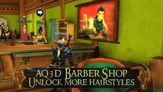 AQ3D How to Unlock More Hairstyles | Barber Shop Bev Quests Resimi