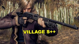 Resident Evil 4 Remake - LEON Village Mercenaries Gameplay (S++ Rank)