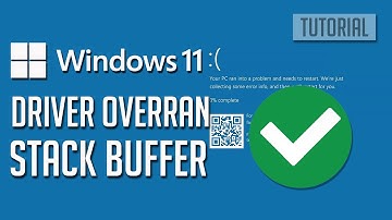 DRIVER OVERRAN STACK BUFFER Blue Screen (BSOD) Error On Windows 11/10 PC FIX