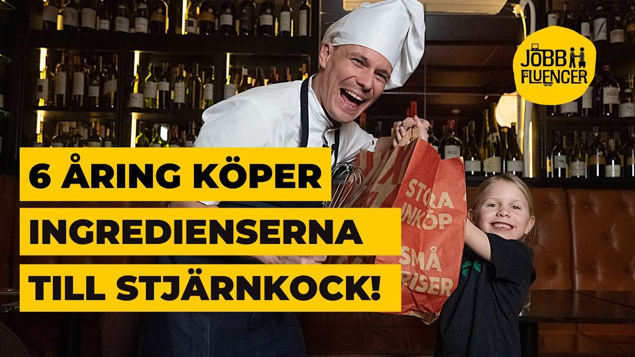 6 åring köper ingredienserna till en STJÄRNKOCK