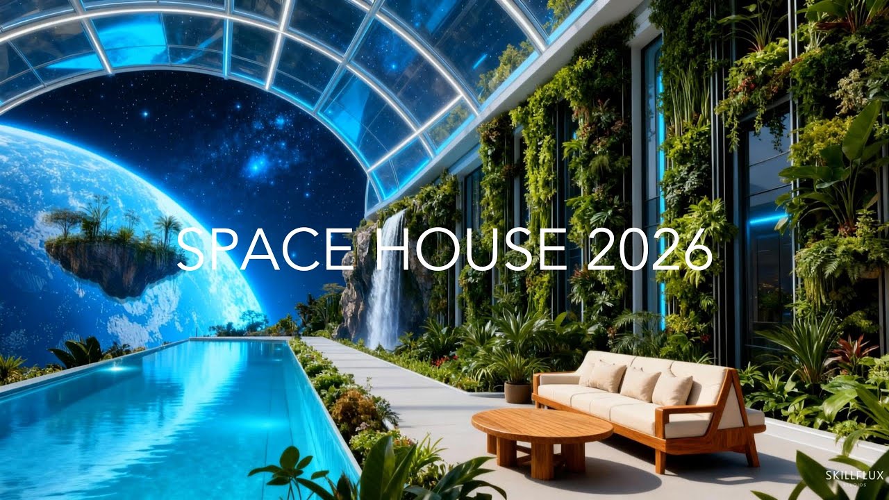 Space Luxury Rooftop Jazz House, Sci-Fi Fantasy Pool, Café del Mar Style Chill House