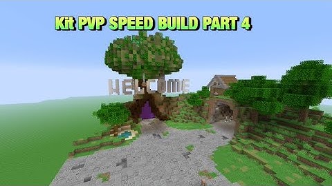 MINECRAFT PS4 KIT PVP SPEED BUILD | Part 4 |