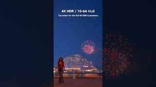 4K HDR / 10-bit HLG | Kobe Japan Fireworks | Ultimate Immersive Ambient ASMR