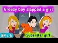 Superstar girl part 5 | English story | English animation | Animated stories | Sunshine English