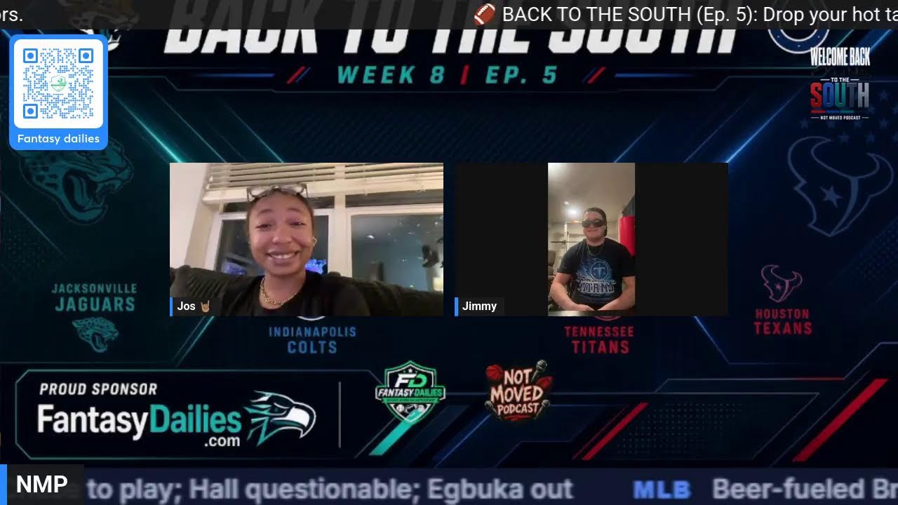 BACK TO THE SOUTH | #AFCSouth Week 7 Recap + Week 8 Preview